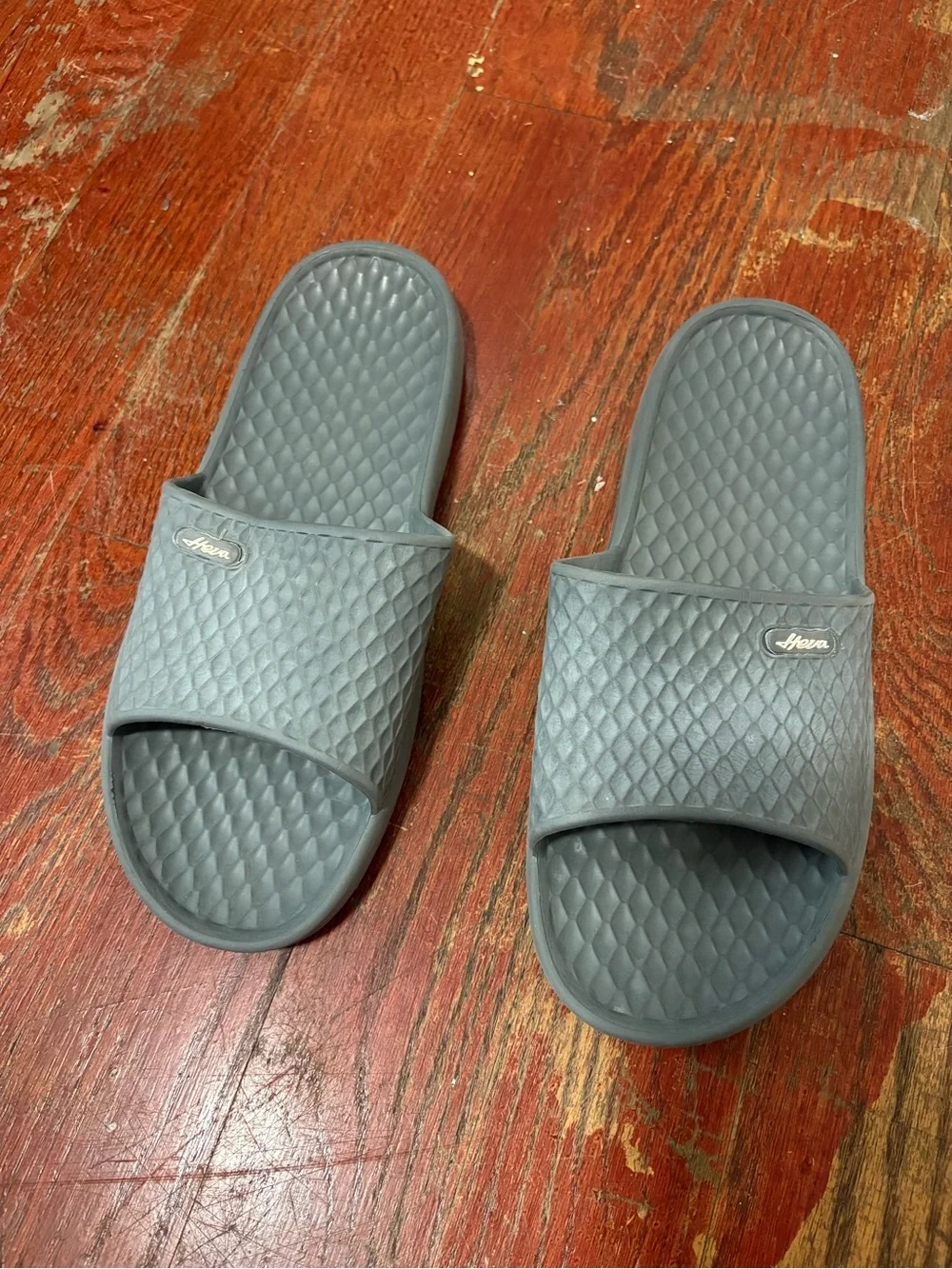 Men's Gray Slide Sandals - Comfortable Everyday Slip-Ons